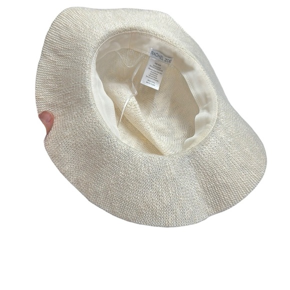 RACHEL ZOE. Black and Cream Hat Elegant Accessory - Picture 11 of 13